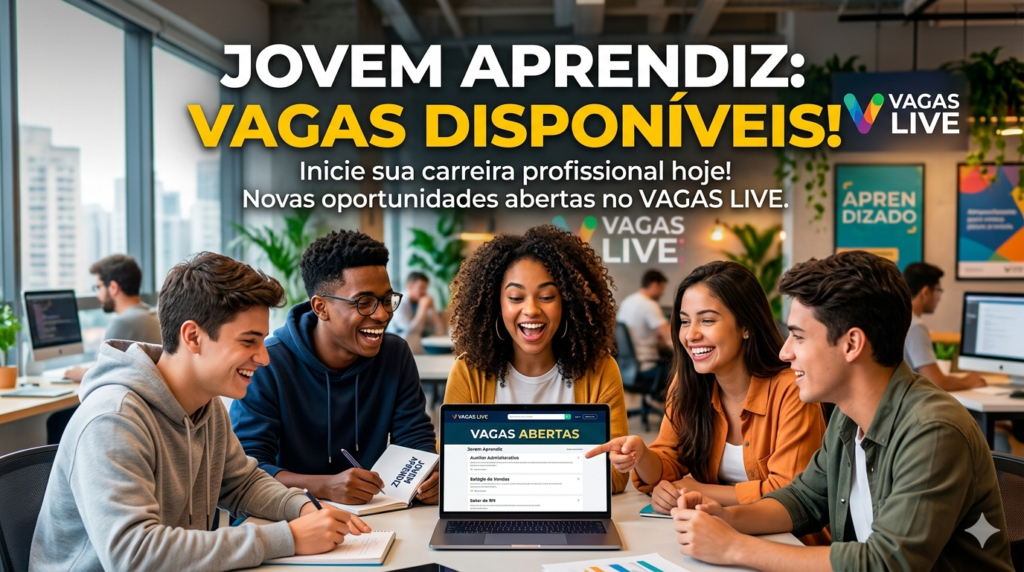 Jovem Aprendiz - Vagas Disponíveis 2026 Jovem Aprendiz primeiro emprego